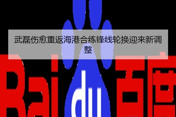 武磊伤愈重返海港合练锋线轮换迎来新调整